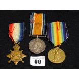 A 1st World War Medal Trio To 3636 Pte H. Owen Royal Welsh Fusiliers Together with Photocopy