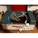 A Vintage Volmar Portable Record Player