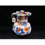 A Mason's Ironstone Octagonal Jug With Serpent Handle