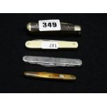 4 Vintage Pen Knifes