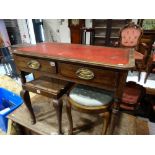 An Early 20th Century Two Drawer Side Table