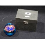 A Boxed Caithness Glass Paperweight