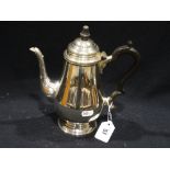 A Silver Based Georgian Style Silver Cup Coffee Pot With Hallmarks For Sheffield 1975, 789grm All