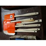 A Collection Of Le Creuset Spatulas