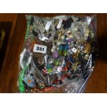 A Bag Of Costume Jewellery