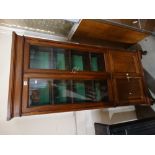 An Early 20th Century Two Door Bookcase Cupboard, With Two Panel Doors Below