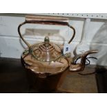 A Large Size Victorian Copper Kettle