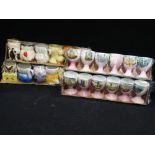 A Collection Of Victorian & Later Souvenir & Novelty Egg Cups (24)
