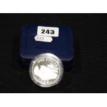 A 1988 Cased Bermuda Silver Dollar Proof Coin