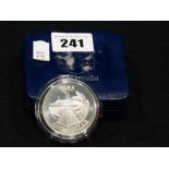 A 1985 Cased Bermuda Silver Dollar Proof Coin
