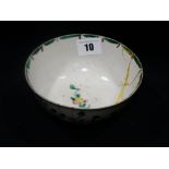 An Early Chinese Export Ware Circular Footed Bowl, Decorated With A Floral Band (AF) 5.5" Dia