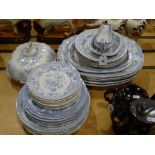 A Quantity Of Asiatic Pheasant Patterned Dresser Plates & Platters
