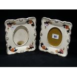 A Pair Of Masons Ironstone Mandalay Pattern Photograph Frames