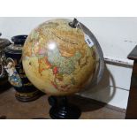 A Circular Based Globe Table Lamp