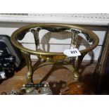 A Four Footed Brass Stand