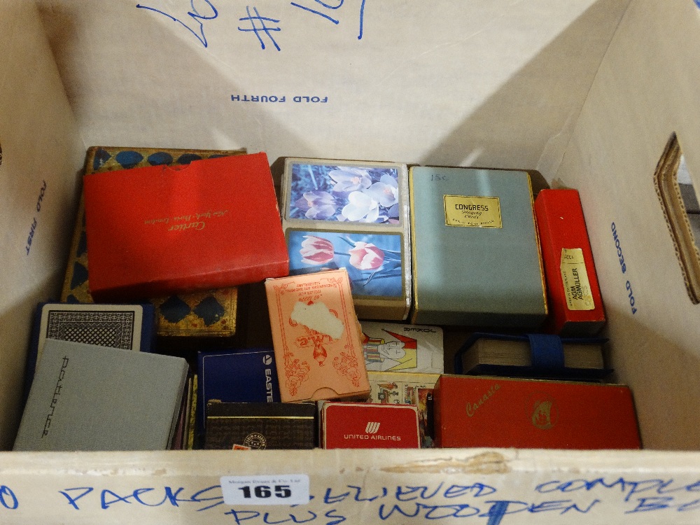 A Varied Collection Of Forty Playing Card Packs, Many Of Advertising Interest