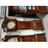 An Antique Mahogany Encased Long Case Clock, The Circular Painted Dial With Eight Day Movement,