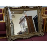 A Gilt Framed Wall Mirror, Size Of Glass, 19" X 25"