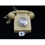 A Cream Finish Retro Dial Telephone