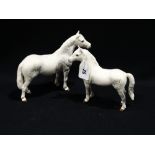 Two Beswick Grey Horses, (Both AF)