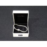 A Boxed Pandora Silver Bracelet