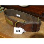 A 19th Century Stitched Leather Large Size Dog Collar