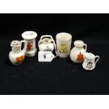 Twelve Crested China Pieces