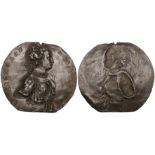 Giambattista Cambi, called Bombarda, Leonora Cambi (the artist’s wife), uniface lead medal, bust