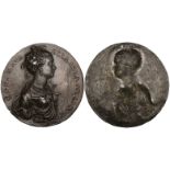 Giambattista Cambi, called Bombarda, Anna Maurella d’Iseo, uniface lead medal, bust right aged 15,