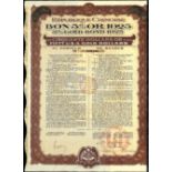 *China, Republic, 5% ‘Boxer’ Gold Loan, 1925, bonds for US $50 (50), text in English and French,