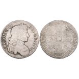 Charles II, crown, 1672 v. qvinto (ESC 47; S. 3358), ex jewellery, scratched on bust, fair to fine