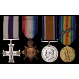 *A Fine WWI ‘Manchester Pals’ Military Cross Group of 4 awarded to Major Henry William Walker,