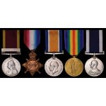 *A China 1900 ‘Relief of Pekin’ and WWI Long Service Group of 5 awarded to Petty Officer George H.