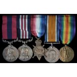 *An Impressive Great War ‘Trench Fighting’ D.C.M. and M.M. Group of 5 awarded to Company Sergeant