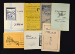 W. J. Cummins, Bishop Auckland Fishing Pamphlets: comprising 8x pamphlets including their "Gifts for
