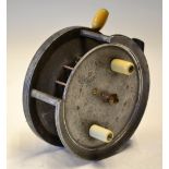 Scarce A Carter & Co South Moulton St London Silex style 4" alloy casting reel made by Dingley,