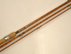 Jas Aspindale & Son Redditch The Wyedale rod: 13ft 3pc split cane rod with agate butt and tip line