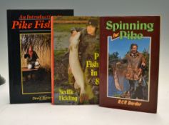 Pike Fishing Books - to include "Spinning for Pike" by R. C. R. Barder 1976, "Pike Fishing in the