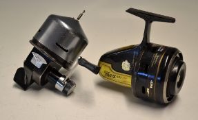 Abu Closed Face Match Reels: Abu-Matic 290 closed faced real usual case wear and Abu Gold Max 570