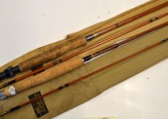 Sharpe's Split cane fly rods (2): "The Scottie" 9ft 2pc impregnated split cane trout fly rod with
