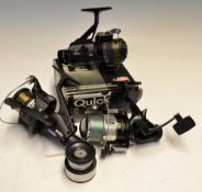 Various Spinning reel (3): Dam Quick GT Match spinning reel with graphite spool in tatty mob;