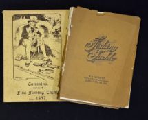2x Early 1930's Vintage Fishing tackle catalogues to incl 2x W. J. Cummings Bishop Auckland no