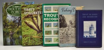 Phillips, Ernest - "Trout In Lakes and Reservoirs" 1914 plus "Fishing Dreams" by T. T. Phelps, "