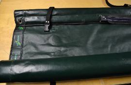 Drennan Salesman Rod Holdall - makers green canvas folding holdall for 14x rods c/w rod ties and