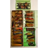 Salmon Flies - Collection of approx. 150 plus various salmon hair wing and tube flies in both