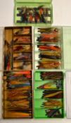 Salmon Flies - Collection of approx. 150 plus various salmon hair wing and tube flies in both
