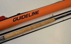 Salmon Rod: Fine Guideline Le Cie 15ft 9in 3pc carbon salmon fly rod #10/11 - butt agate line