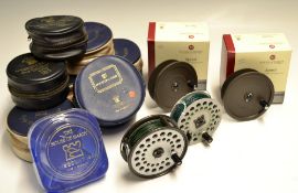 Hardy Reels, Spare Spools and Cases (11): New Hardy Viscount 150 c/w spare spool, "U" shaped line