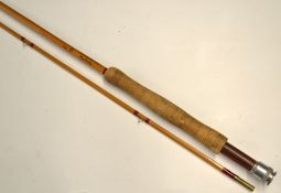 Rod: Roy Bailey, Tring "Windrush" 8ft 8in, 2 piece split cane trout hand built fly rod AFTM6/7, 10in