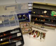 Interesting collection of various fishing tackle: 2x boxed fishing starter sets both with 2 travel